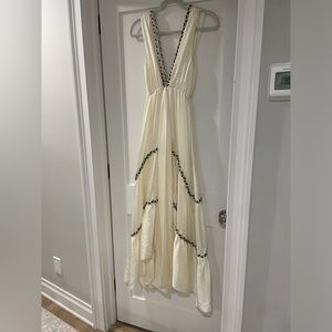 Misa maxi silk dress size large